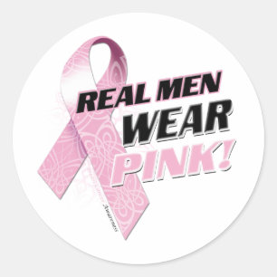 Sticker Rond Vrai rose de vêtements pour hommes