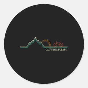 Sticker Rond VTT Cady Hill Vermont Stowe