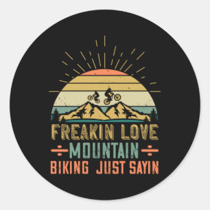 Sticker Rond VTT - Freakin Love VTT