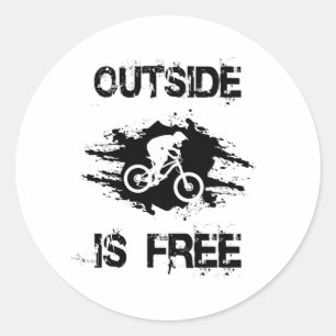 Sticker Rond VTT VTT VTT VTT Idée cadeau vélo