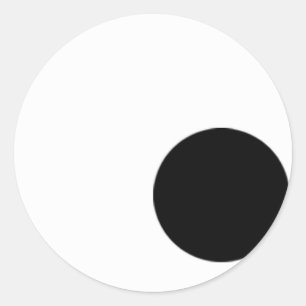 Sticker Rond Vue vers le bas droit