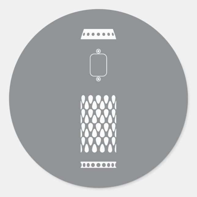 Sticker Rond VV comme un Pro (Devant)