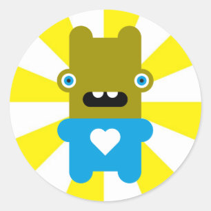 Sticker Rond Wacky Wbit