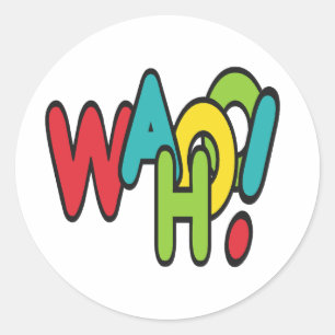 Sticker Rond Wahoo !
