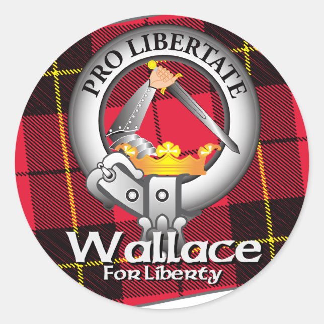 Sticker Rond Wallace Clan (Devant)