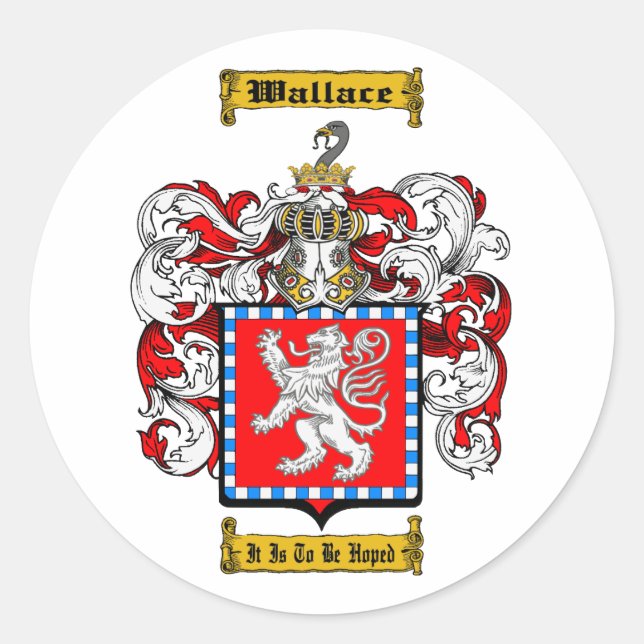 Sticker Rond Wallace (Écosse) (Devant)