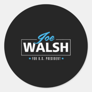 Sticker Rond Walsh 2020 Pour Le Président Défaite Trump