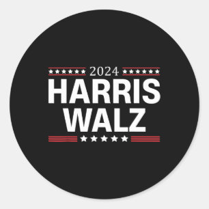 Sticker Rond WAlzheimer 2024 Pour le Président Patriotique Kama