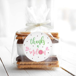 Sticker Rond Watermelon grâce à un Merci Melon