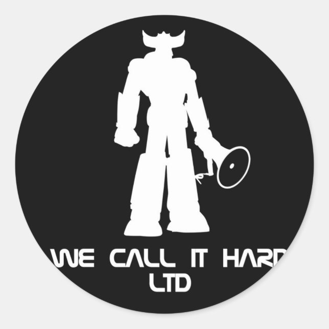 Sticker Rond We call it Hard Ltd (Devant)