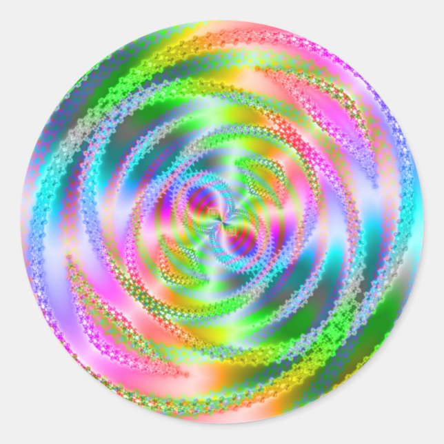 Sticker Rond Web funky (Devant)