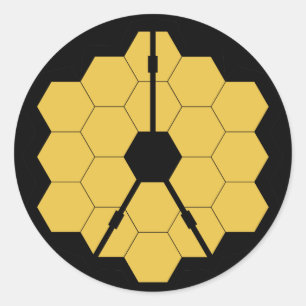 Sticker Rond Webb Space Telescope science nasa space universe