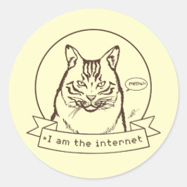 Sticker Rond WebCat