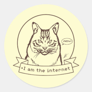Sticker Rond WebCat
