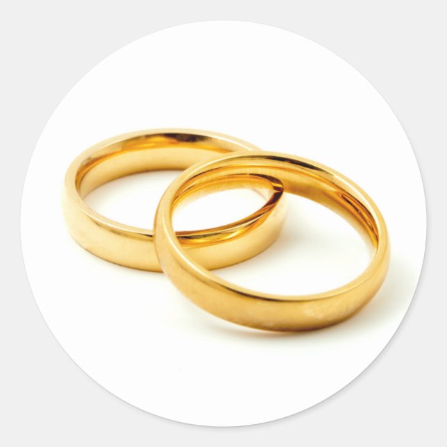 Sticker Rond Wedding (Devant)