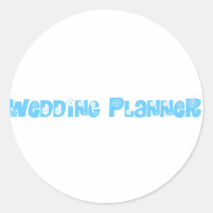 Sticker Rond Wedding planner