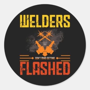 Sticker Rond Welder Dit Welder For Men
