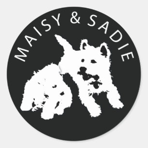 Sticker Rond Westies