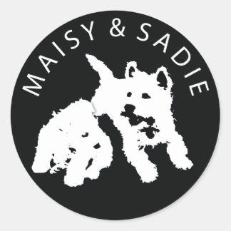 Sticker Rond Westies