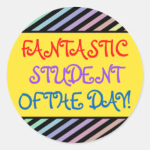 Whimsy "FANTASTIQUE ÉTUDIANT DU JOUR !" Autocollan