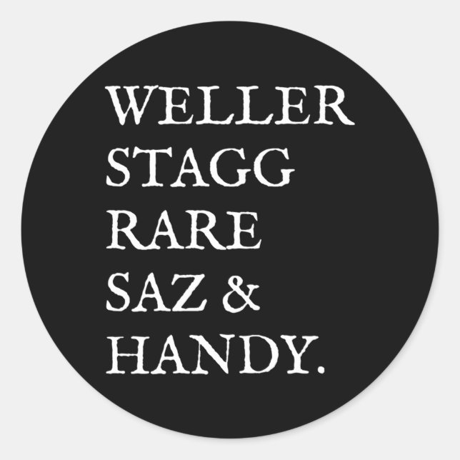 Sticker Rond Whiskey Bourbon Antique Par Bigshakir Btac (Devant)