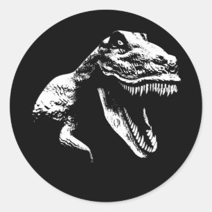 Sticker Rond White T