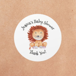 Sticker Rond Wild Safari Animaux