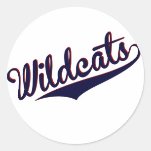 Sticker Rond Wildcats