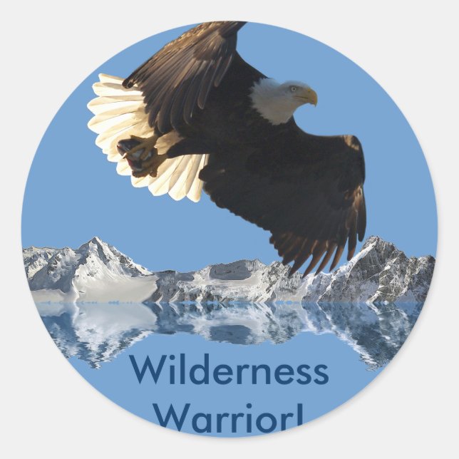 Sticker Rond WILDERNESS EagLE Collection (Devant)