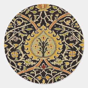 Sticker Rond William Morris Persian Carpet