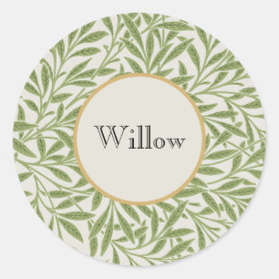 Sticker Rond Willow Boughs by William Morris