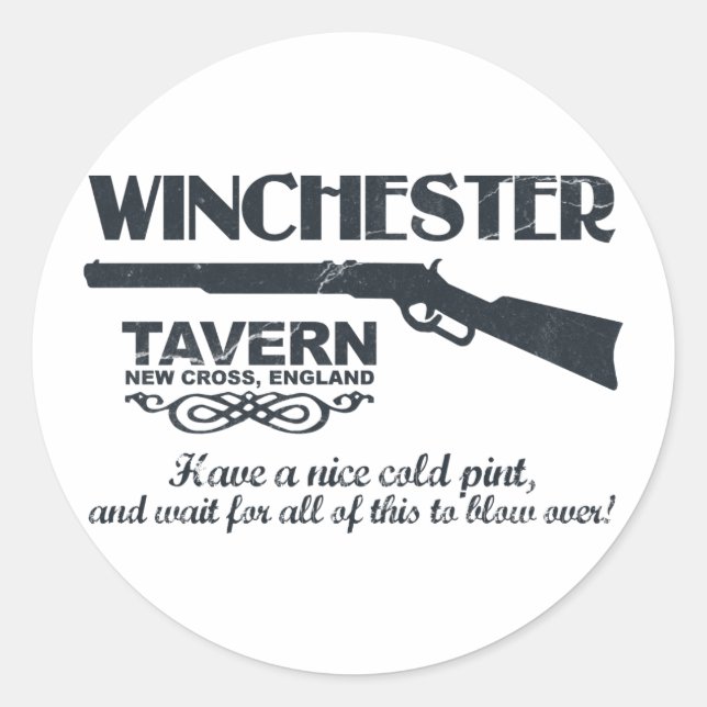 Sticker Rond Winchester Beer (Devant)