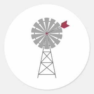 Sticker Rond Windmill Country Farm