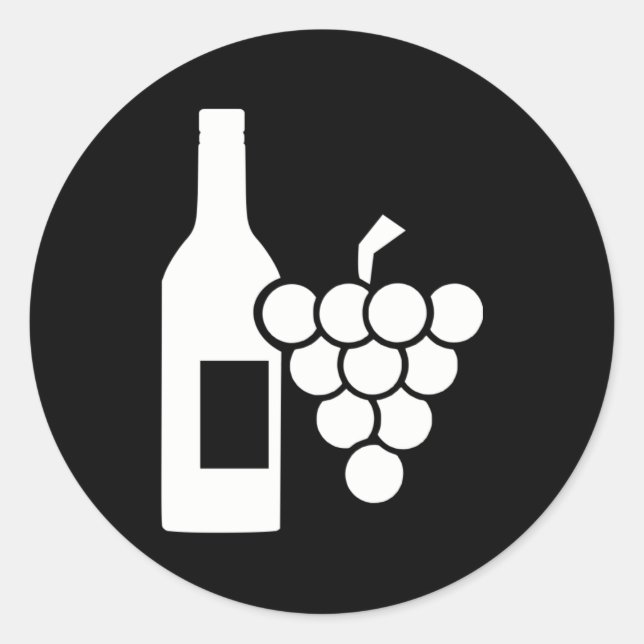 Sticker Rond Wine (Devant)