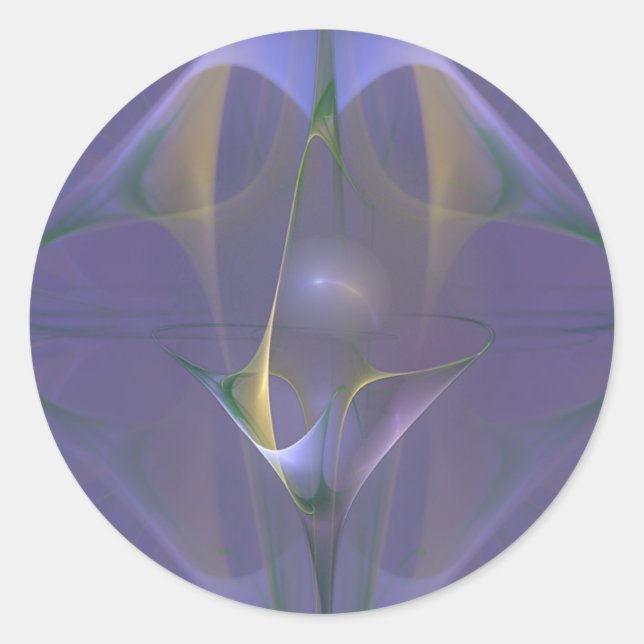 Sticker Rond Winterini Faery Martini Art (Devant)