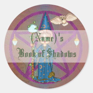 Sticker Rond Witchoman Pencacle Pixel Art