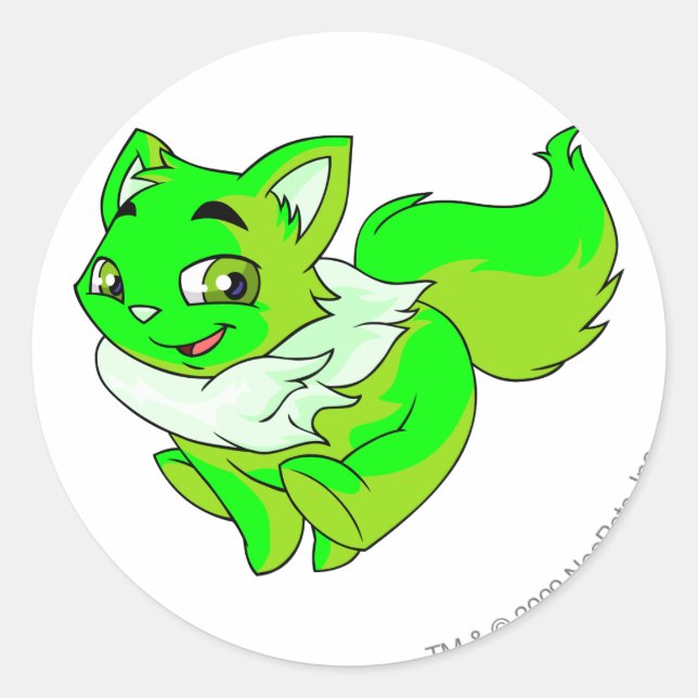 Sticker Rond Wocky Glower (Devant)