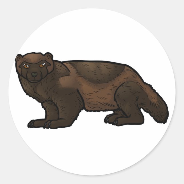 Sticker Rond Wolverine (Devant)