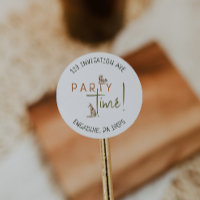 Woodland Birthday Adresse de retour Enveloppe Phoq