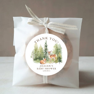 Sticker Rond Woodland Wonder Deer