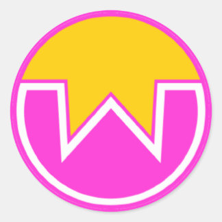 Sticker Rond wownero
