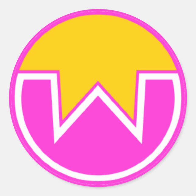 Sticker Rond wownero (Devant)