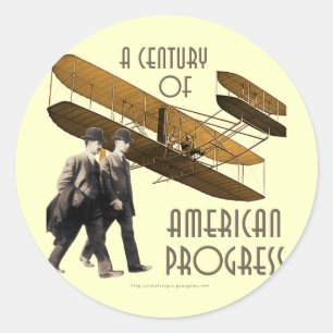 Sticker Rond Wright Brothers