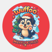 Wuffoo Surffie Joyeux Noël Kawaii 3D Fêtes