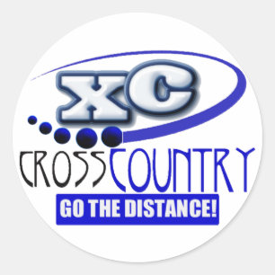 Sticker Rond XC MOTTO - Distance - PAYS