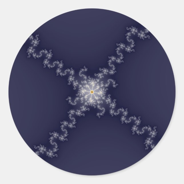 Sticker Rond Xit - Fractal (Devant)