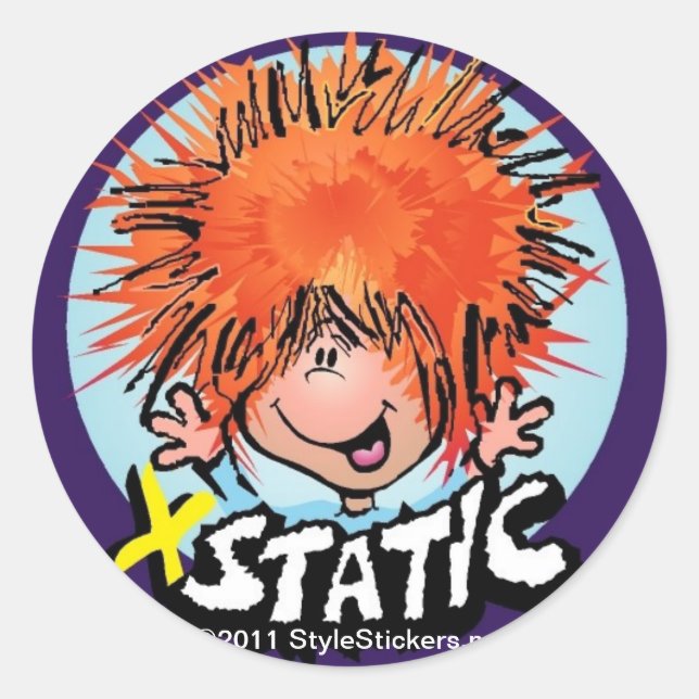 Sticker Rond XStatic de StyleStickers™ (Devant)