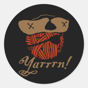 Sticker Rond Yarrn