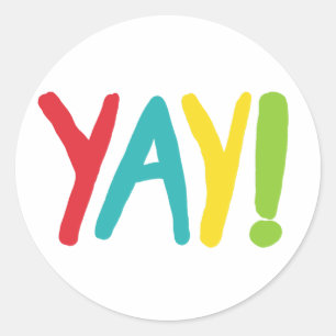 Sticker Rond Yay !