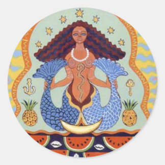 Sticker Rond Yemanja